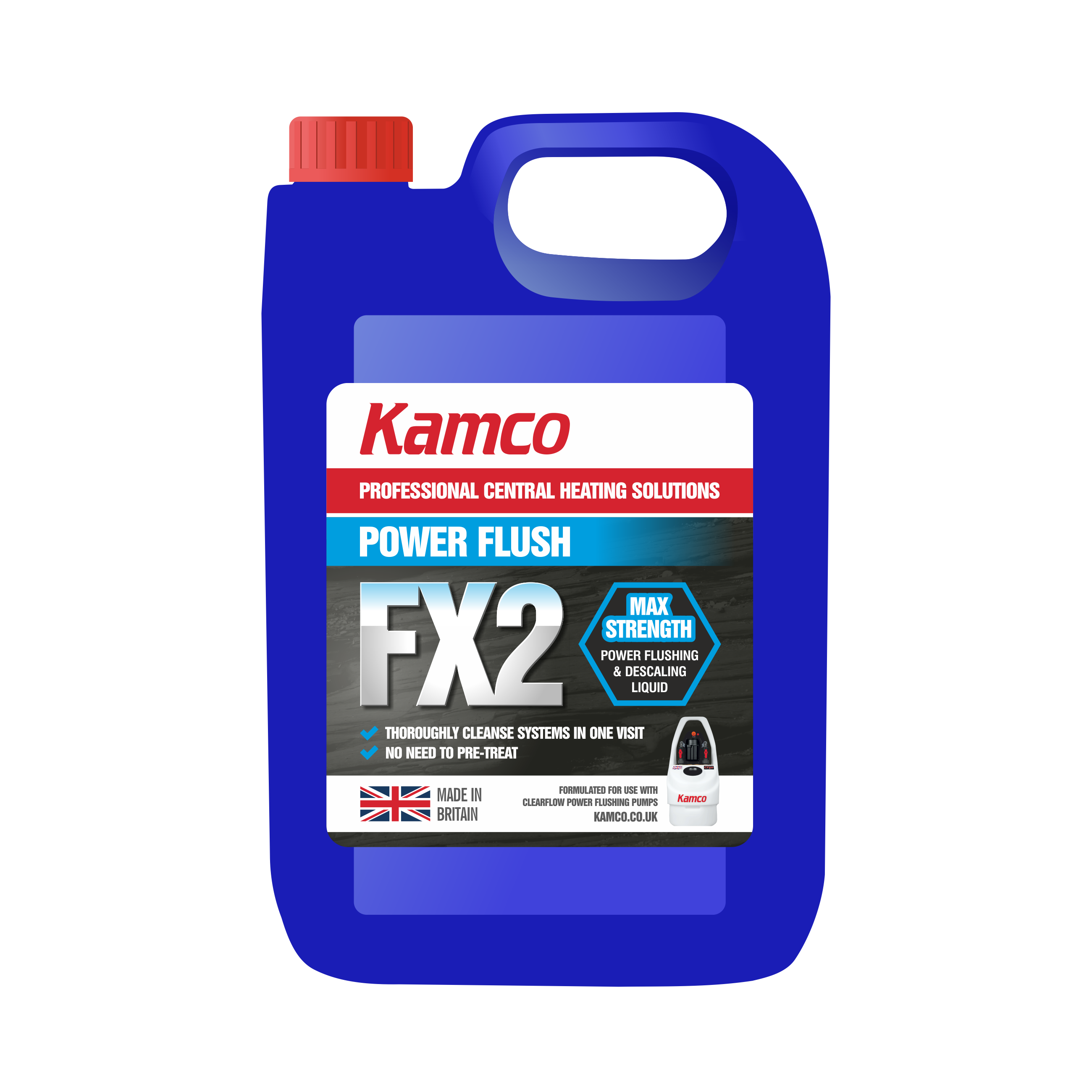 POWER FLUSH FX2 5 LITRE KAMCO OWN BRAND - PFM